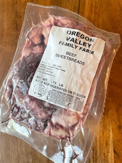 Grass Fed & Finished Beef Sweetbreads | Oregon Valley Farm