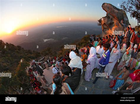 Mount Abu, Mt. Abu, Sunset Point, sundown, sunset, Indian, tourist ...