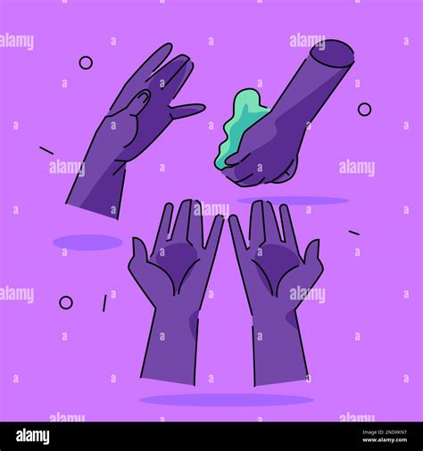 Holi festival colored hands Stock Vector Images - Alamy