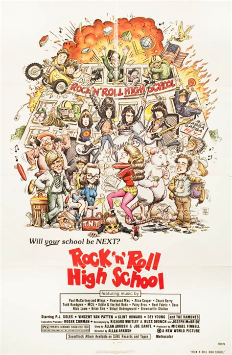 Rock 'n' Roll High School Original 1979 U.S. One Sheet Movie Poster - Posteritati Movie Poster ...