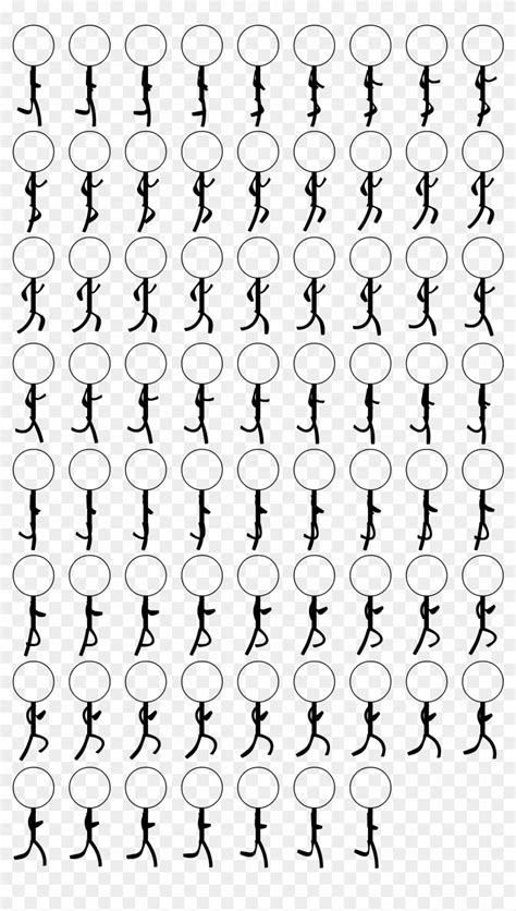 Stick Man Sprite Sheet , Png Download - Stickman Sprite Sheet Free, Transparent Png - 1575x2707 ...