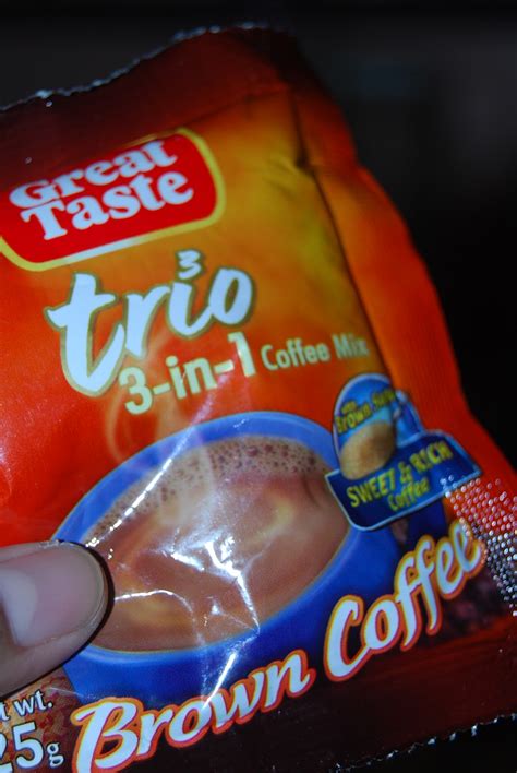 Great Taste Trio 3-in-1 Coffee Mix: Brown Coffee