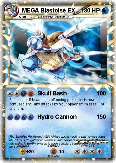 Pokémon MEGA Blastoise EX - Skull Bash - My Pokemon Card