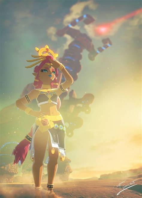 Riju by brinx-II | Legend of zelda, Zelda art, Legend of zelda breath