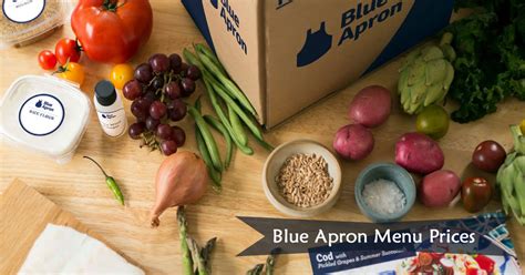 Blue Apron Menu Prices this Week | Signature & Vegetarian Meals