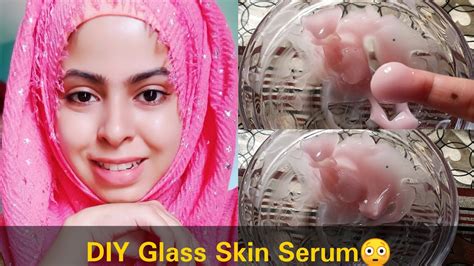 DIY Glass Skin Facial & Serum😲😲All Type Of Skin - YouTube