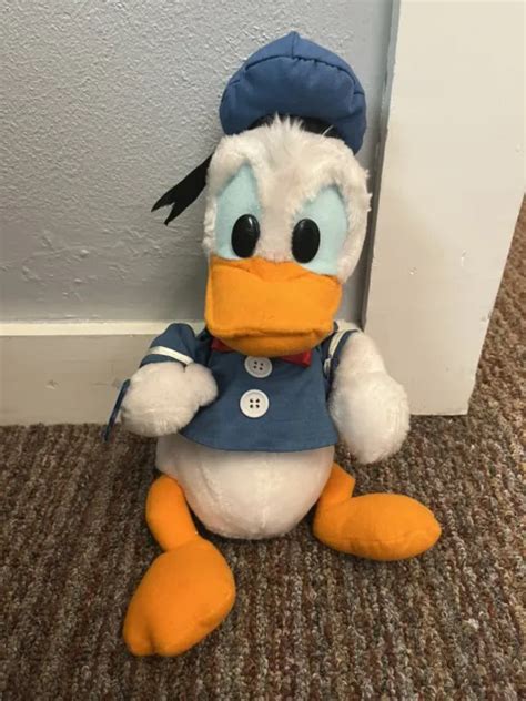 VINTAGE APPLAUSE DISNEY Donald Duck Plush Toy Doll Stuffed Animal 12 ...