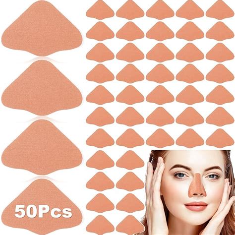 Amazon.com: Jeyiour 50 Pcs Sun Protection Nose Patch Sunblock Guard ...