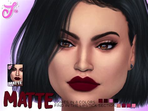 Sims 4 Matte Lipstick Cc | Lipstutorial.org