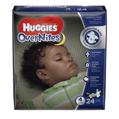 Huggies OverNites Diapers, Size 4, 24 Diapers - Walmart.com