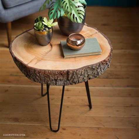 DIY Wood Slice Table