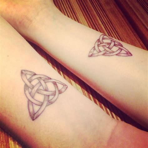 My brother and I got matching celtic trinity knot tattoos! | Trinity knot tattoo, Knot tattoo ...
