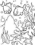 Ocean Animal Coloring Page - Free Coloring Pages Online