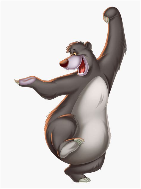 Jungle Book Characters Baloo - Baloo Jungle Book Characters, HD Png Download , Transparent Png ...