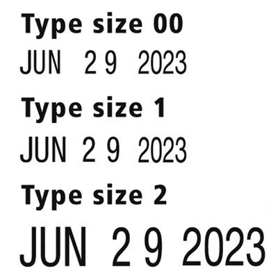 Identity Group® Rubber Date Stamp at Nationwide Industrial Supply, LLC