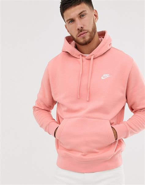 Nike Club Logo Hoodie Pink | ASOS | Nike clothes mens, Hoodie outfit ...