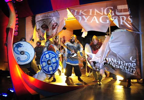 Viking Voyagers Invade the Opening of new exhibition at National Maritime Museum Cornwall