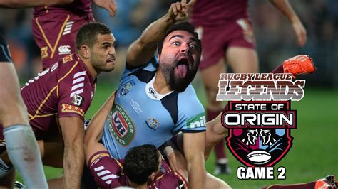 Rugby League Legends (iOS) Gameplay | STATE OF ORIGIN GAME 2 - YouTube