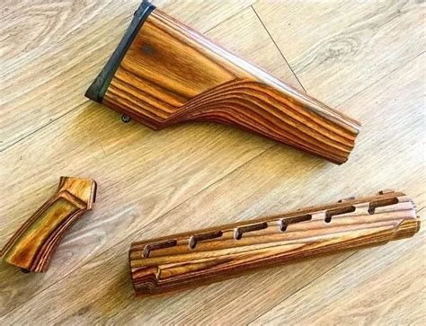 Ar-15/M16 Solid Wood Furniture Set Nutmeg Laminate Finished ...