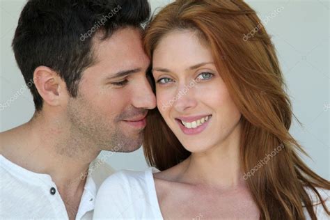 Portrait of in love couple — Stock Photo © Goodluz #5696366