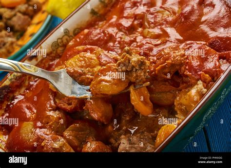 South African Bobotie Stock Photo - Alamy