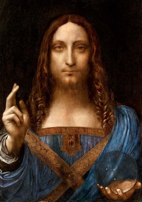 Luz y artes: Salvator Mundi de Leonardo da Vinci