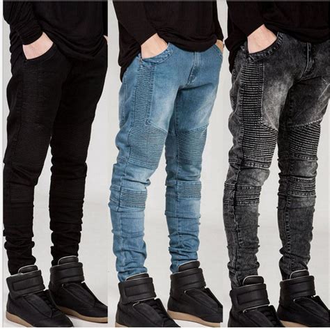 2016 Trap/Urban style slim fit/skinny denim jeans