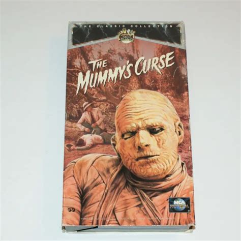 THE MUMMY'A CURSE VHS Tape Black & White Starring Peter Coe $7.85 - PicClick