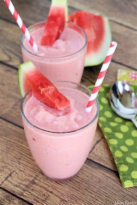 Watermelon Milkshakes | Vegan Milkshake Recipe - Mom Foodie