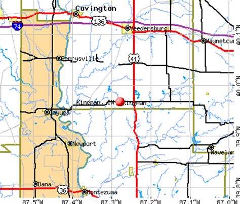 Kingman, Indiana (IN 47952) profile: population, maps, real estate ...