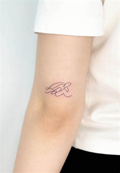 Top more than 82 minimalist turtle tattoo best - in.coedo.com.vn