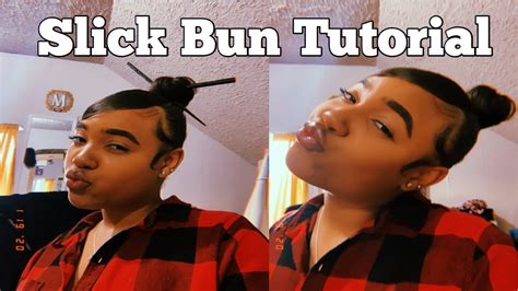 Slick Bun Tutorial - YouTube