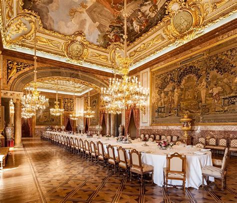 🏛️ The wonderful Dining Room of the Royal Palace of Madrid 👑 Be sure to follow @realessitios to ...