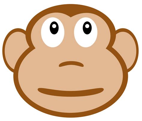 monkey face clipart - Clip Art Library