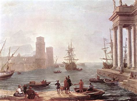 Odysseus Departs From the Land of the Phaeacians," Claude Lorrain | Art ...