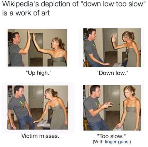 Wikipedia's Entry For 'Down Low, Too Slow' High Fives Is Pure Gold ...