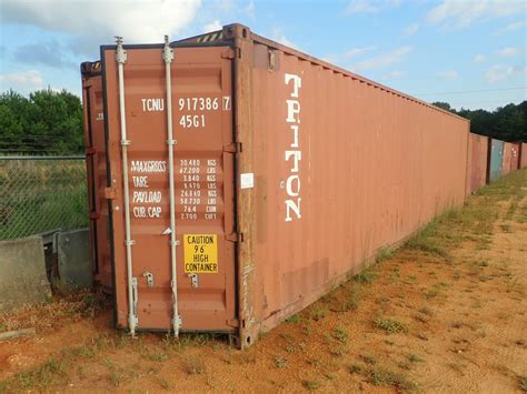 2006 TRITON 40' HIGH CUBE SHIPPING CONTAINER - J.M. Wood Auction ...