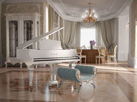 white baby grand piano rental - Amberly Akin