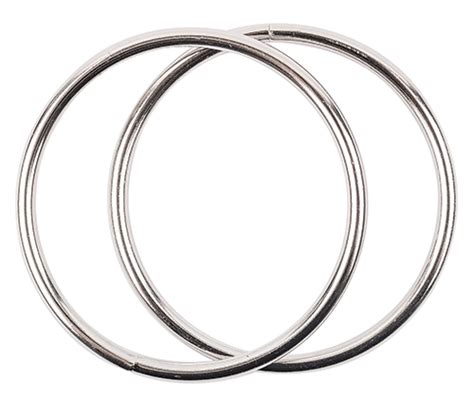 Metal Rings 50mm Silver 2s - ZartArt Catalogue