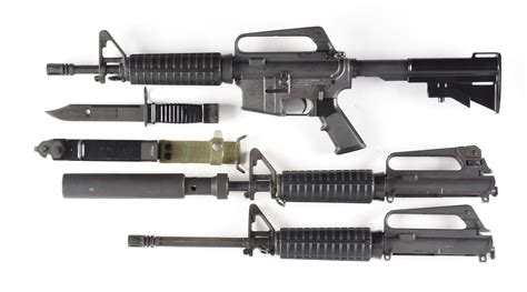 Lot Detail - (N) COLT M16A2 MACHINE GUN WITH KNIGHTS ARMAMENT SUPPRESSOR AND ACCESSORIES (FULLY ...