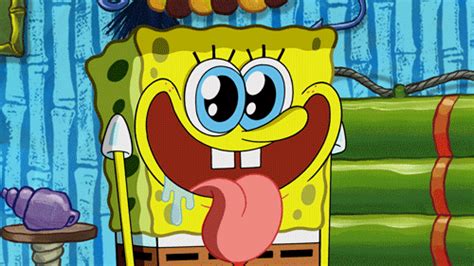 Spongebob Squarepants Drooling GIF by Nickelodeon - Find & Share on GIPHY