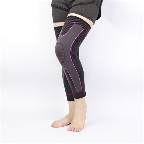 Compression Leg Sleeve Knee Support Thigh High Stabilizer Long Brace ...