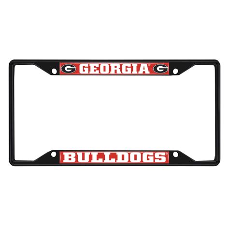 Fanmats | Georgia Bulldogs License Plate Frame - Black