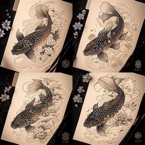 Carp Tattoo Digital Art by Taslim Braimah - Fine Art America