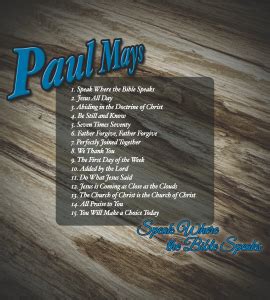 A Cappella Hymns by Paul Mays | HisLoveforme.com