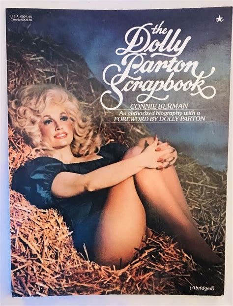 SOLD Dolly Parton 1978 Abridged Pic Scrapbook By Connie Berman Large Softcover Book in # ...