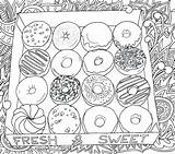 Donut Coloring Pages  Best For Kids sketch template