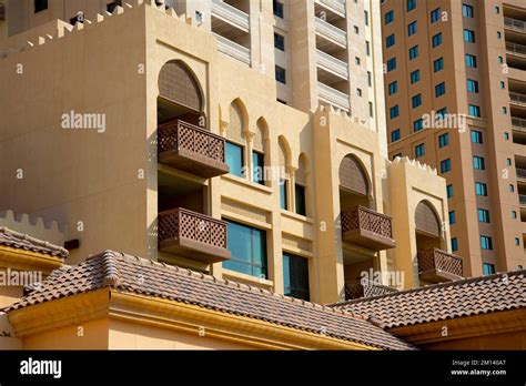 Apartments in the Pearl - Qatar Stock Photo - Alamy