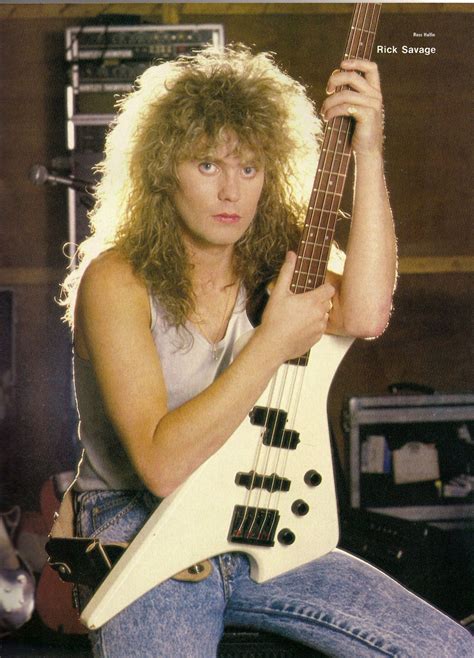 Rick Savage | Def leppard, Rick savage, Def leppard band