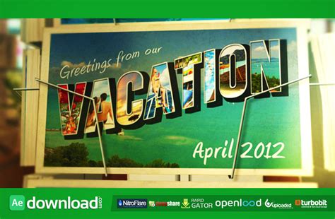 POSTCARD VACATION VIDEOHIVE TEMPLATE FREE DOWNLOAD - Free After Effects ...